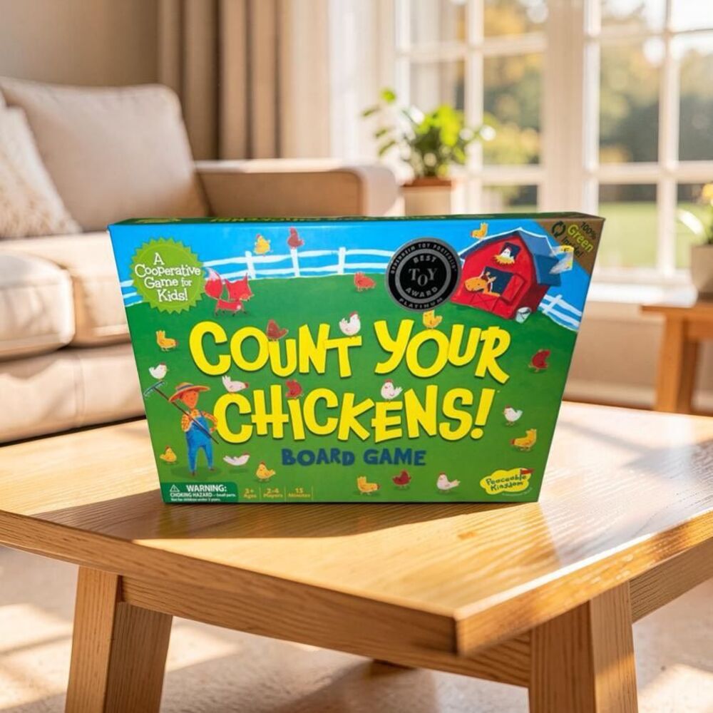 Peaceable Kingdom Count Your Chickens Award Winning Cooperative Counting Game